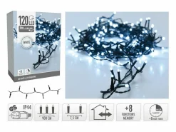 Discount Guirnalda Exterior Cable Negro LED Frío 9m Frío 5000K Guirnalda Luminosa