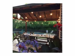 Guirnalda Exterior con Bombillas LED E27 Filamento 5.5m IP65 2700K Cálido Guirnalda Luminosa