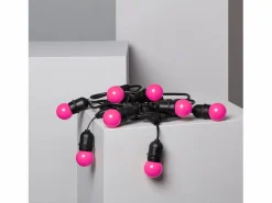 Online Ledkia Guirnalda Exterior con Bombillas LED E27 5.5m IP65 Negro Rosa Multicolor