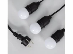 Online Ledkia Guirnalda Exterior con Bombillas LED E27 5.5m IP65 Negro Blanco Multicolor