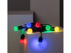 Hot Guirnalda Exterior con Bombillas LED E27 5.5m IP65 Negro Guirnalda Luminosa