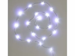 Ledkia Guirnalda Exterior LED Transparente Frío 6m 6000K Frío