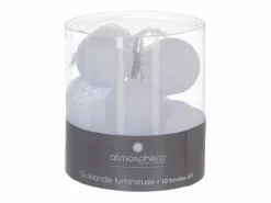 Discount Atmosphera Guirnalda led PVC 165x6cm Blanco