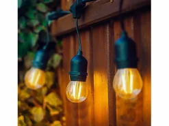 Clearance Guirnalda Luces Exterior con 8 Portalámparas E27 5.5m IP65 Guirnalda Luminosa