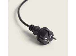 Clearance Ledkia Guirnalda Luces Exterior con 5 Portalámparas B22 5m IP44 Negro