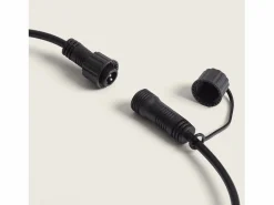 Clearance Ledkia Guirnalda Luces Exterior con 5 Portalámparas B22 5m IP44 Negro