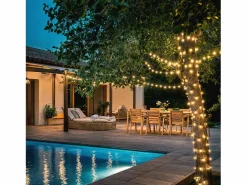 Ledkia Guirnalda Solar Exterior Cable LED 22m 3000K Blanco Cálido