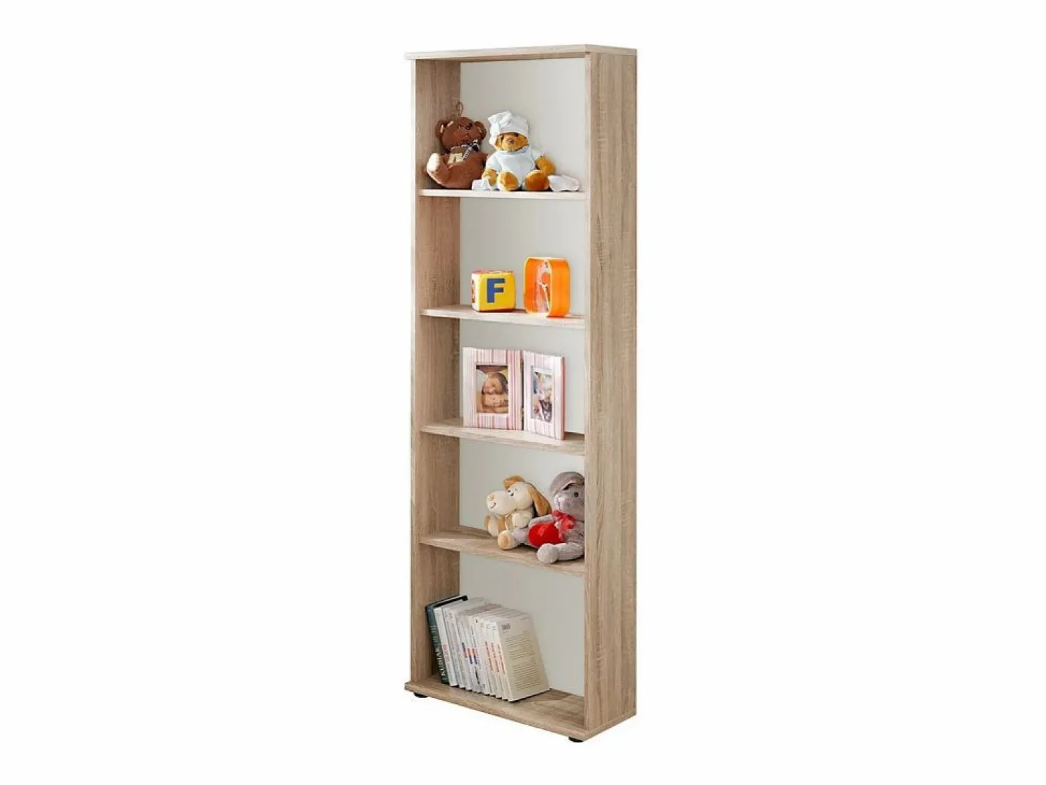 Meublorama Habitación completa para niños, adolescentes - DENVER - Armario, Cama, biblioteca y estantería