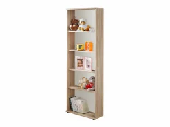 Best Habitación completa para niños y adolescentes, colección DENVER. Armario, cama, biblioteca, mesita de noche y estantería. Dormitorio Completo