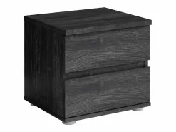 Discount Habitación completa VELTIS – Cama 180x200 LED con somier + armario + cómoda + mesitas de noche – Fresno Dormitorio Completo