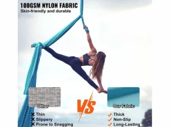 Best Hamaca De Yoga Aéreo SucceBuy 5,5 Metros, Nailon, , Kit Completo Para El Fitness Esterillas De Yoga