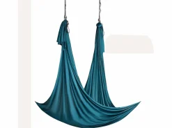 Clearance Hamaca De Yoga Aéreo SucceBuy Hamaca De Yoga Aérea 5,5 Metros Nylon Suspendido Sling Inversión Verde