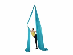 Sale Hamaca De Yoga Aéreo SucceBuy Conjunto De Hamaca De Yoga Aérea De Seda De 11 Metros Hamaca Trapecio Inversión Azul
