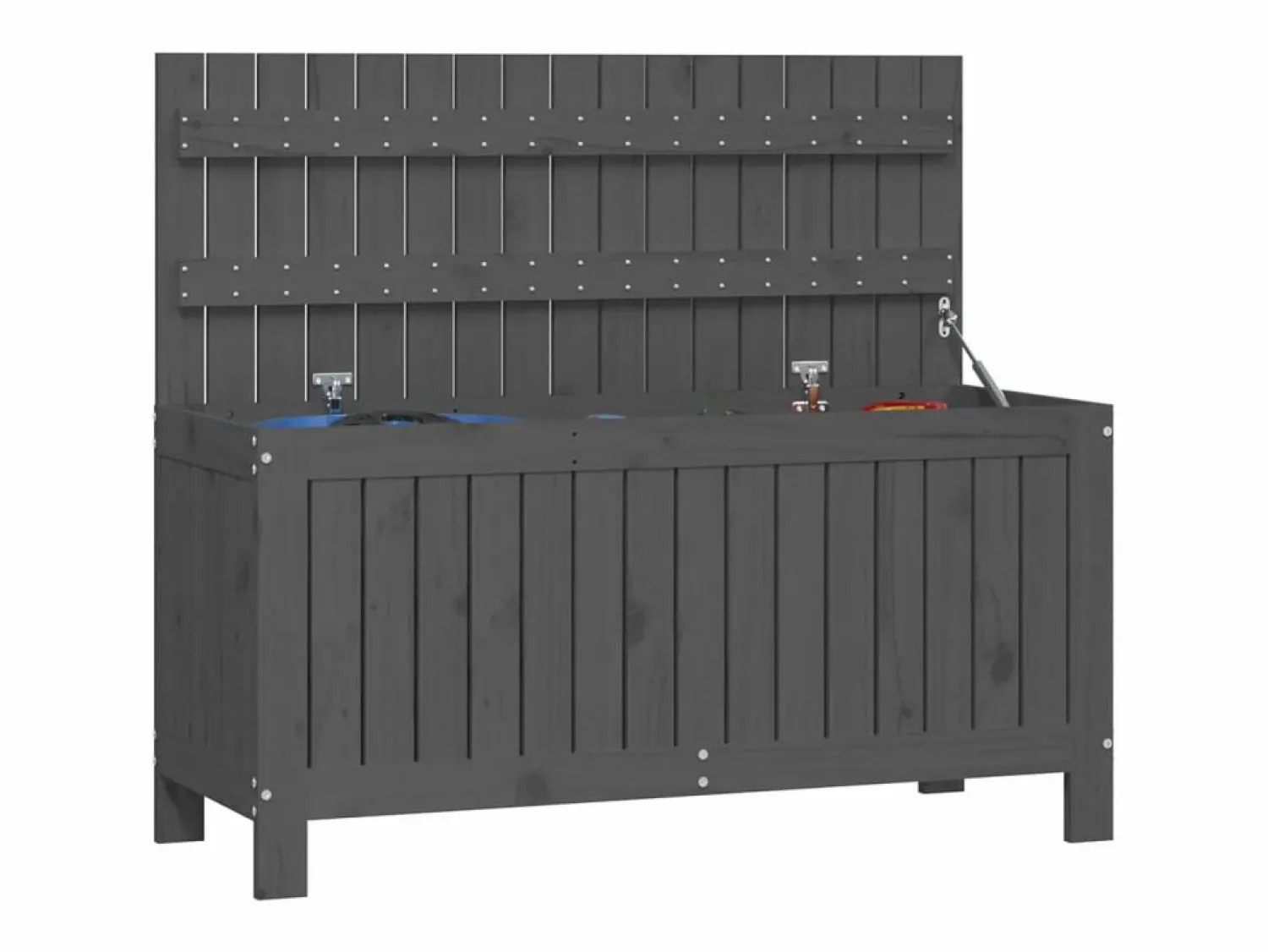 Garden Furniture Hara Caja de almacenaje jardín madera de pino 108x42,5x54 cm