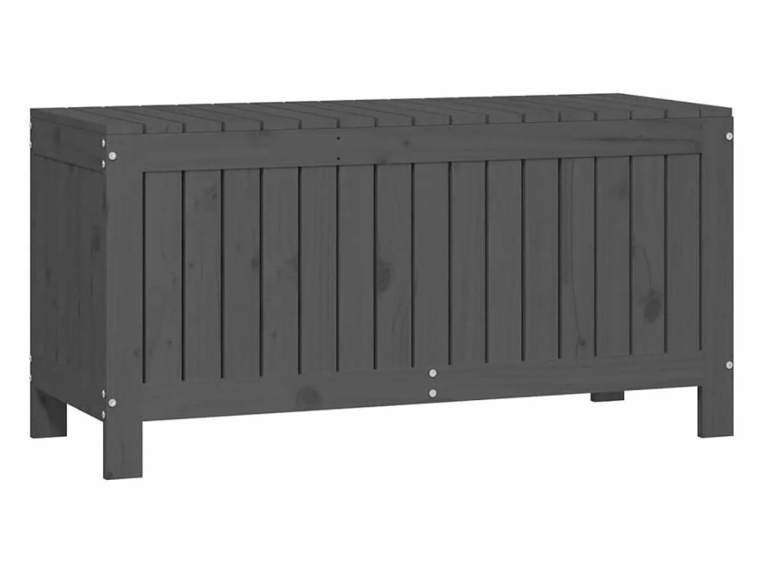 Garden Furniture Hara Caja de almacenaje jardín madera de pino 108x42,5x54 cm