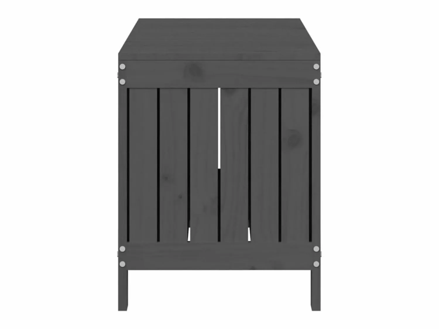 Garden Furniture Hara Caja de almacenaje jardín madera de pino 108x42,5x54 cm