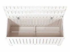 Outlet Garden Furniture Hara Caja de almacenaje jardín madera de pino 108x42,5x54 cm Blanco