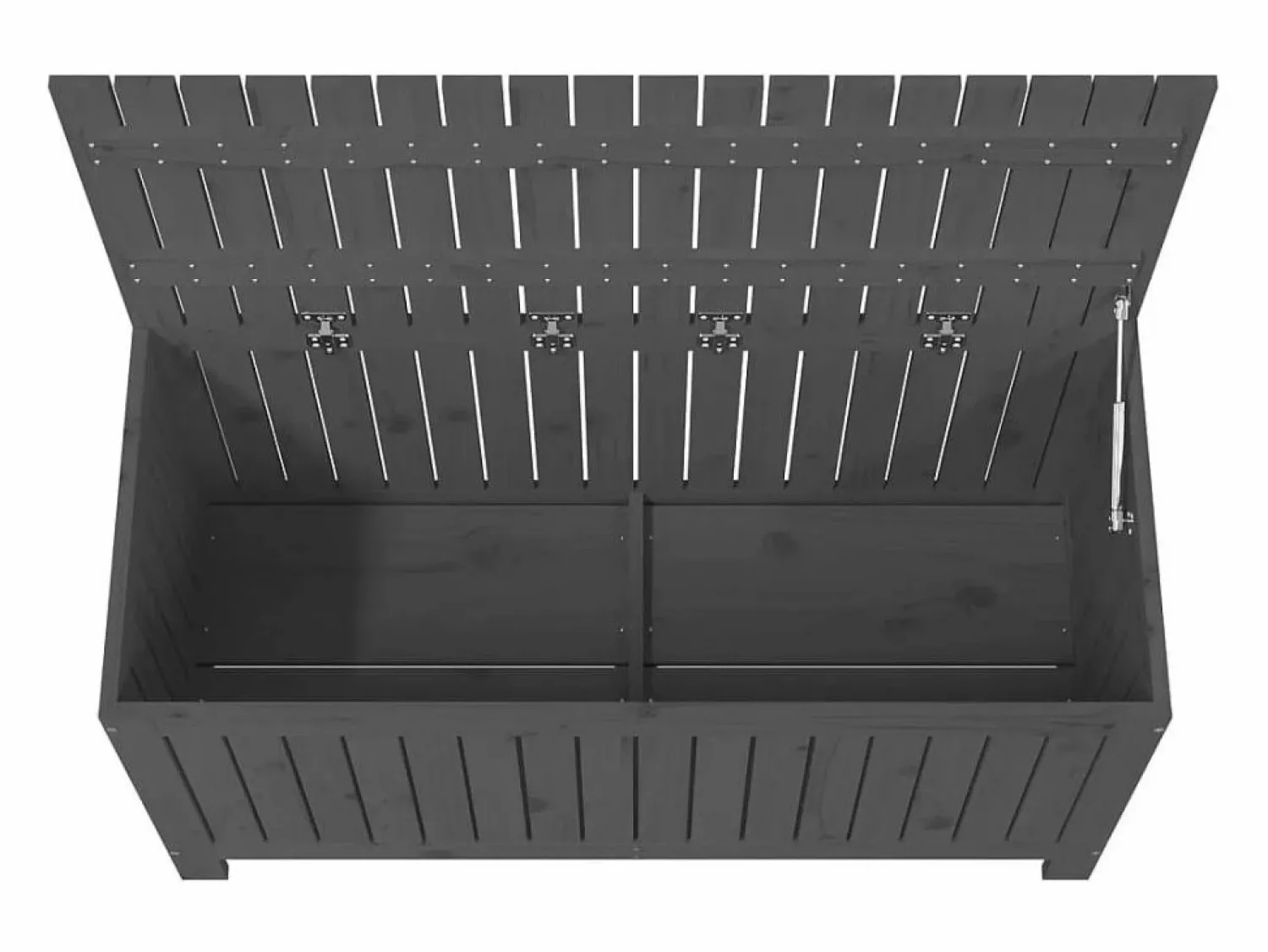 Outlet Hara Caja de almacenaje jardín madera de pino 115x49x60 cm Baúl De Jardín