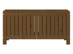 Discount Garden Furniture Hara Caja de almacenaje jardín madera pino marrón miel 108x42,5x54cm Marru00f3n