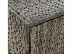 Outlet Herber Armario de almacenaje de jardín ratán PE 100x55,5x80 cm Armario De Jardín