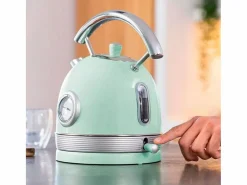 Outlet Hervidor de agua Cecotec Thermosense 420 Vintage Light Green 2200W 1,8L Verde