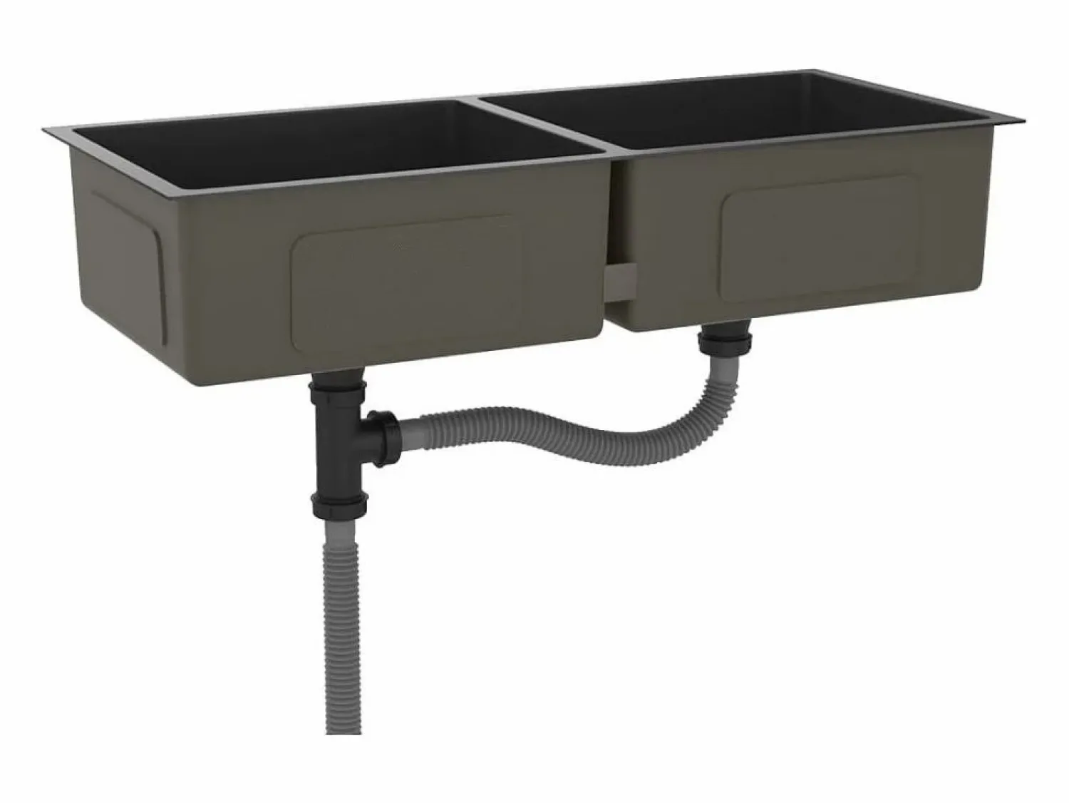 Discount Hicksville Fregadero hecho a mano acero inoxidable Fregadero