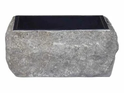 Outlet Garden Furniture Hilmi Lavabo mármol 30x30x13 cm Negro