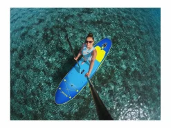New WATTSUP Hinchable Sup F10 10' - 305x81x15cm Dropstitch - Pack Paddle Leash Pump Carry Bag Azul