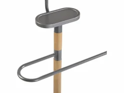 Versa Holstebro Galán de Noche Moderno Multifuncional con 2 Perchas o Colgadores para Ropa de Hombre o Mujer, , 112x28,8x46,5cm