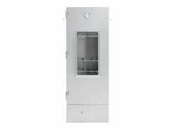 Horno ahumador astillas madera acero galvanizado 44,5x29x110 cm ES458874