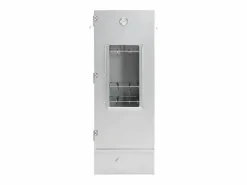 Horno ahumador astillas madera acero galvanizado 44,5x29x110 cm Barbacoa