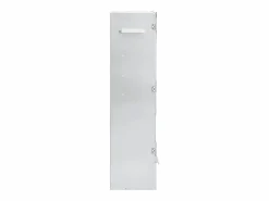 Horno ahumador astillas madera acero galvanizado 44,5x29x110 cm Barbacoa
