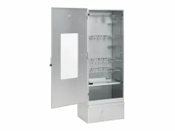 Horno ahumador astillas madera acero galvanizado 44,5x29x110 cm Barbacoa