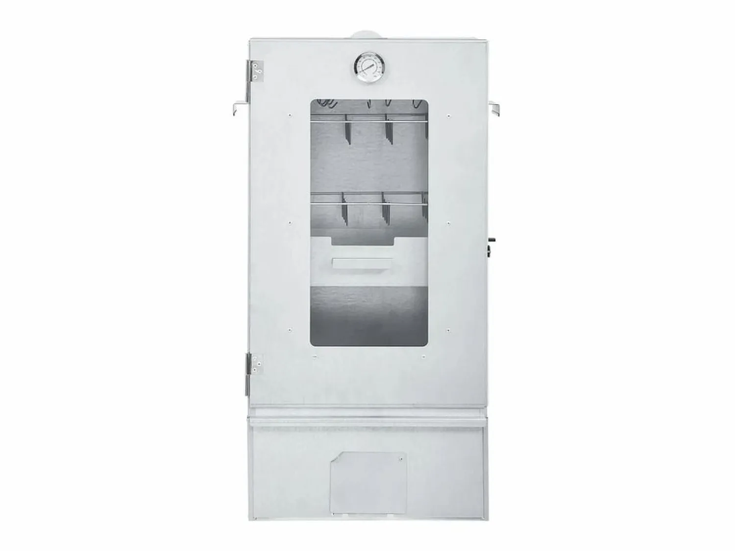 Outlet Horno ahumador de barbacoa con mesa acero galvanizado Barbacoa
