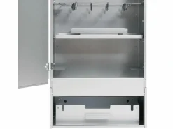 Clearance Horno ahumador de barbacoa con mesa acero galvanizado ES166549 Barbacoa