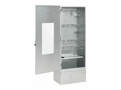 New Horno ahumador de barbacoa con mesa acero galvanizado ES595838 Barbacoa