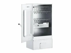 Outlet vidaxl Horno ahumador de BBQ con generador humo frío acero galvanizado Plateado