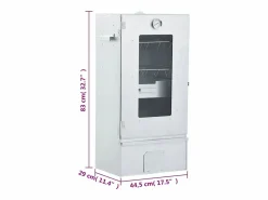 Discount Horno ahumador de BBQ con generador humo frío acero galvanizado Barbacoa