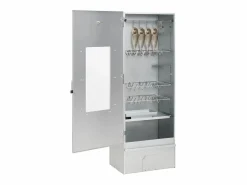 New vidaxl Horno ahumador de BBQ con generador humo frío acero galvanizado Plateado