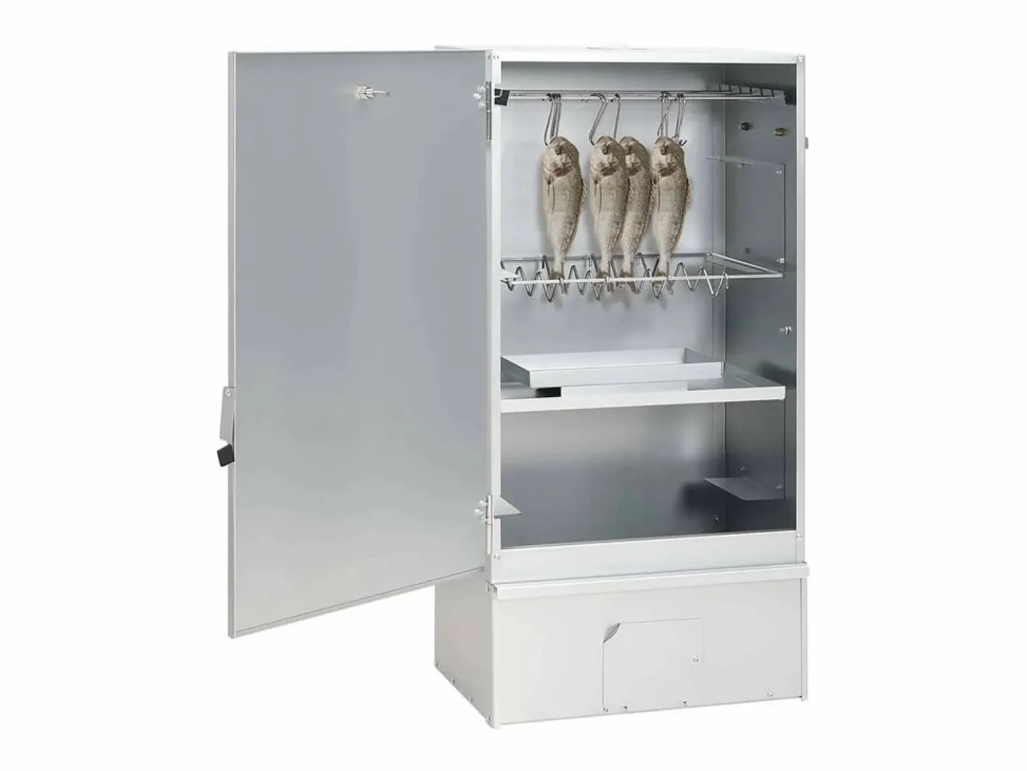 Outlet Horno ahumador de BBQ con generador humo frío acero galvanizado Barbacoa