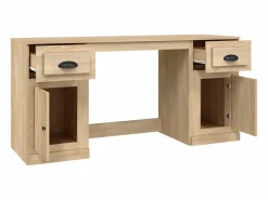 Online idaXL Escritorio con armario contrachapada roble Sonoma Escritorio Tradicional