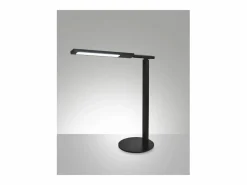Clearance Ideal - Lámpara de mesa Fabas Luce negra - LED táctil de 10 W integrado, regulable CCT (3000K, 4000K, 5000K, 6000K) Lámpara De Mesa