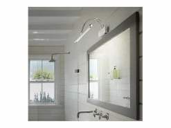 Online Bow - Aplique LED para cuadro pequeño Oro satinado Aplique Para Pared