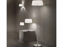 Best Ideal Lux Hilton - Lámpara de mesa grande 2 luces blanca, E14 Blanco