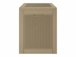 Garden Furniture Indar Caja de almacenaje de jardín PP marrón claro 55,5x43x53 cm