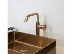 Essebagno Indus Grifo de lavabo alto de cobre Cobrizo