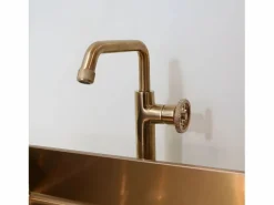 Essebagno Indus Grifo de lavabo alto de cobre Cobrizo