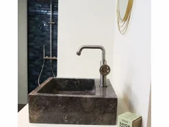 Essebagno Indus mezclador bajo lavabo acero inoxidable Bronce