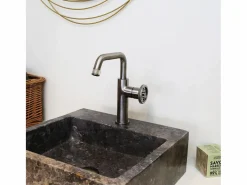 Essebagno Indus mezclador bajo lavabo acero inoxidable Bronce
