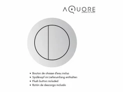 Discount Aquore Inodoro cerámica GENOVA cisterna baja Blanco